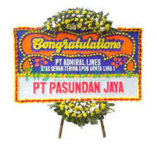 Karangan Bunga Ucapan Selamat Karo